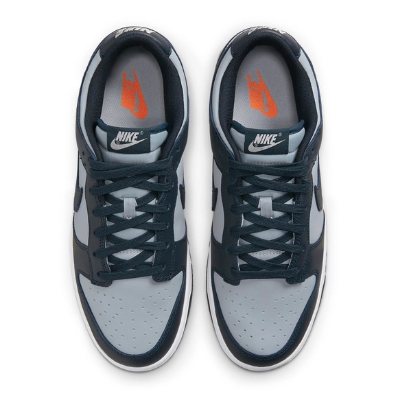 Youth Sz 7Y (Euro Sz 40) Nike Dunk Low Georgetown Shoes Wolf Grey/Dark Obsidian - Picture 5 of 16